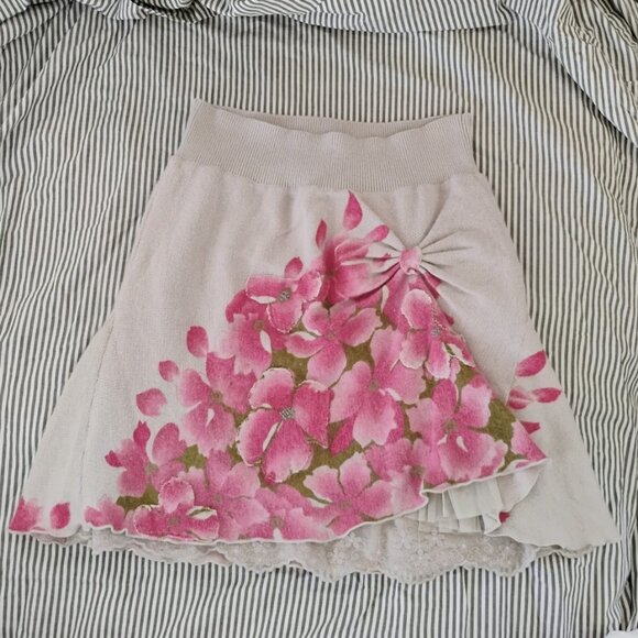 RARE Always a Lady Anthropologie Beaux by Bo 2009 Skirt Sz Large EUC - Picture 1 of 10
